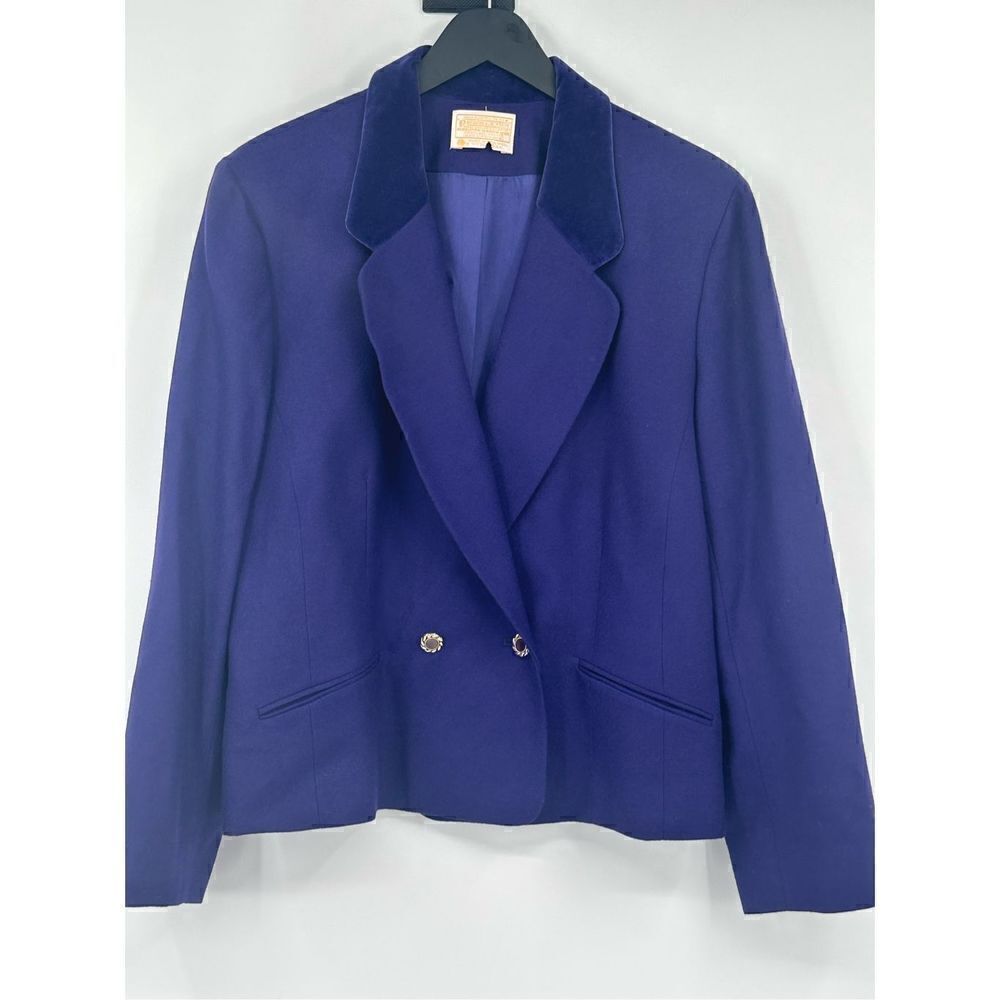 Pendleton wool blue/purple jacket size 16